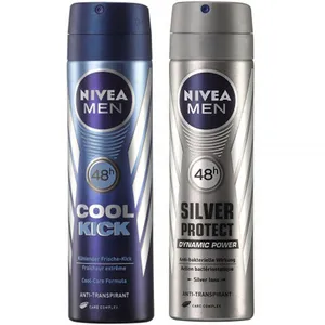 Nivea Silver Protect And Cool Kick Spray For Men 150ml Pack Of 2