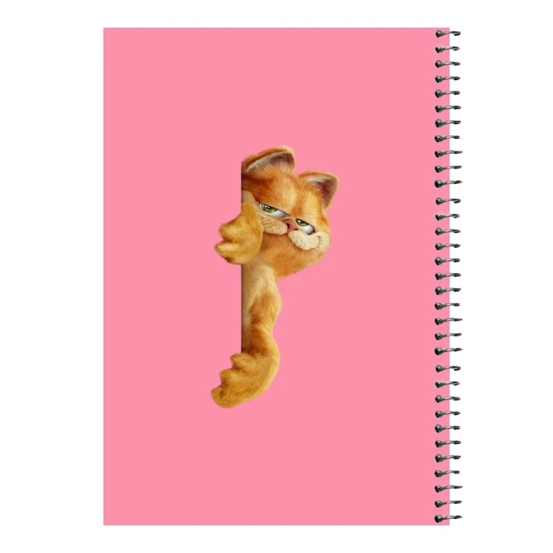 دفتر مشق 80 برگ اس جی مدل گارفیلد کد۱   