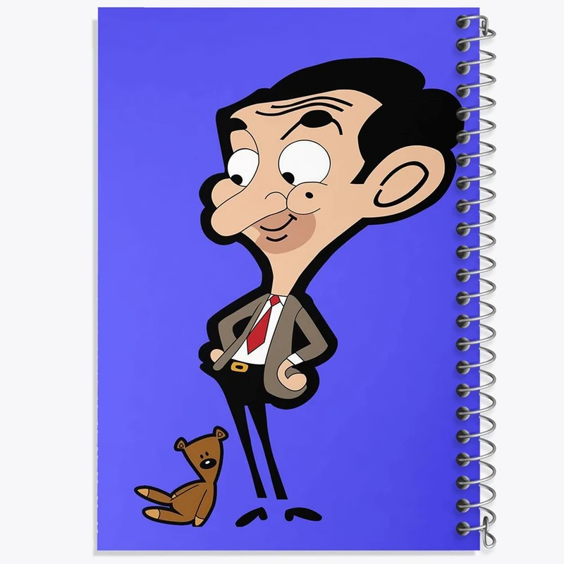 دفتر مشق 50 برگ خندالو مدل Mr Bean  کد 10652