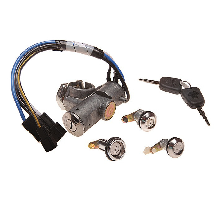 قفل و سوئیچ و استارت ان ال سی مدل S102 مناسب برای پراید بسته 6 عددی