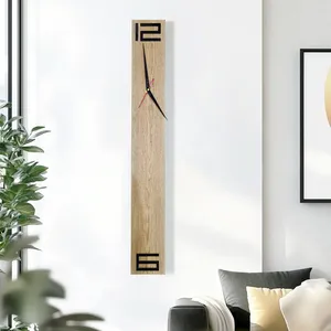 ساعت دیواری مدل مینیمال طرح چوب