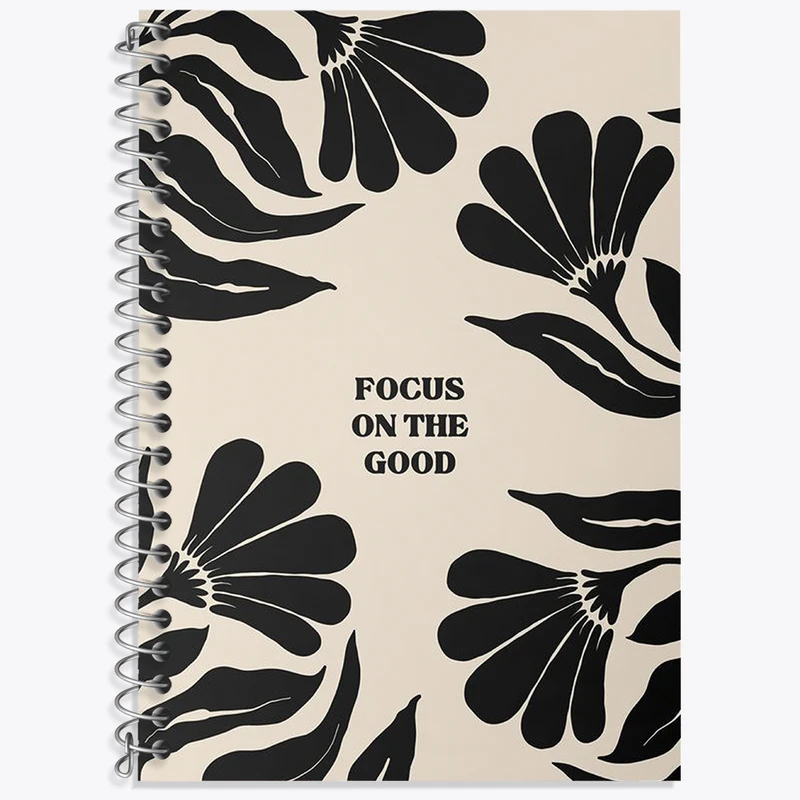 دفتر نت موسیقی 50 برگ خندالو طرح Focus On The Good کد N2104