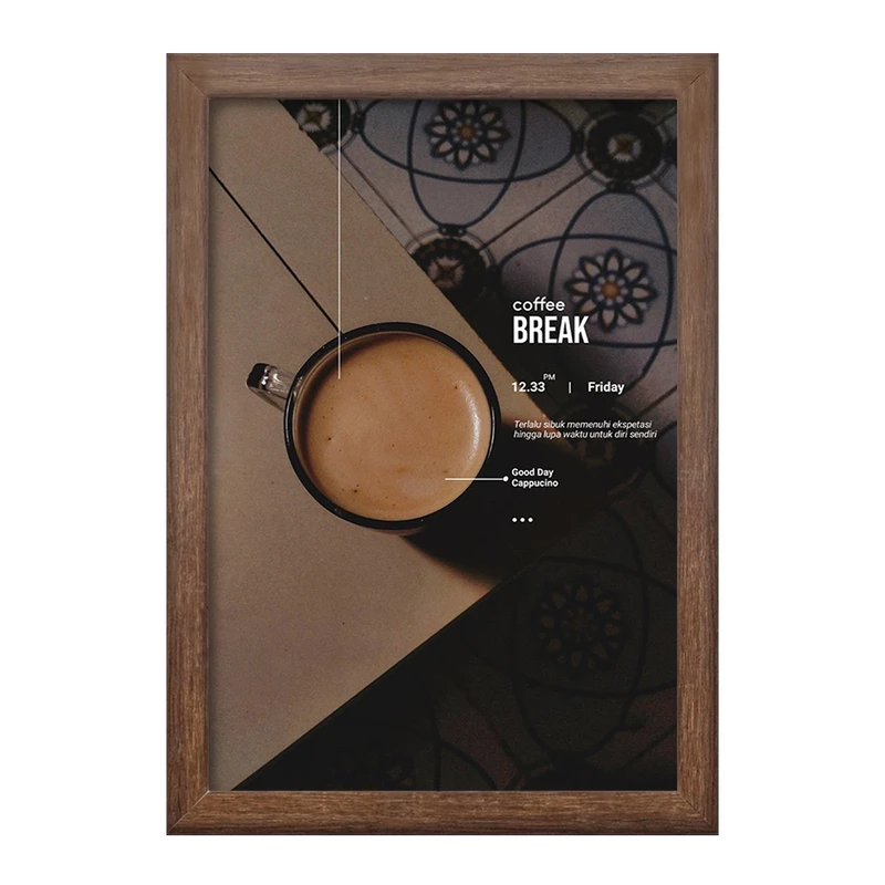 تابلو خندالو طرح قهوه (Coffee) کد F1112