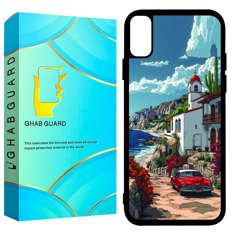  کاور قاب گارد طرح ماشین مدل GCHPX مناسب برای گوشی موبایل اپل iPhone X / XS