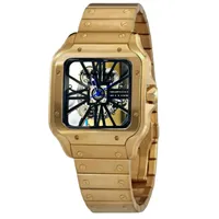 ساعت مچی عقربه‌ای کوارتز مردانه مدل پشت شیشه ای کد 02