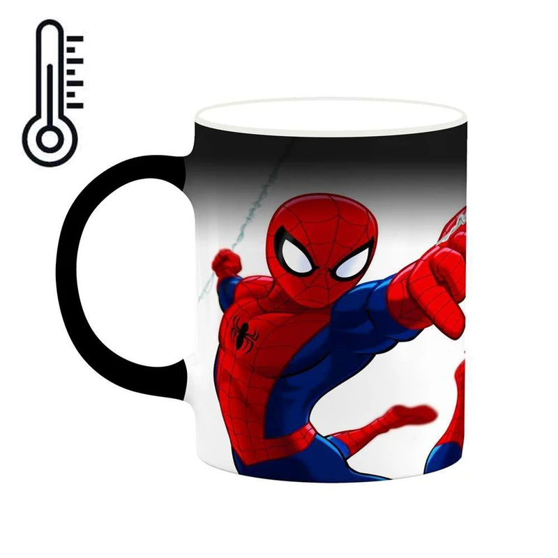 ماگ حرارتی کاکتی مدل کارتون Spider Man کد mgh23165