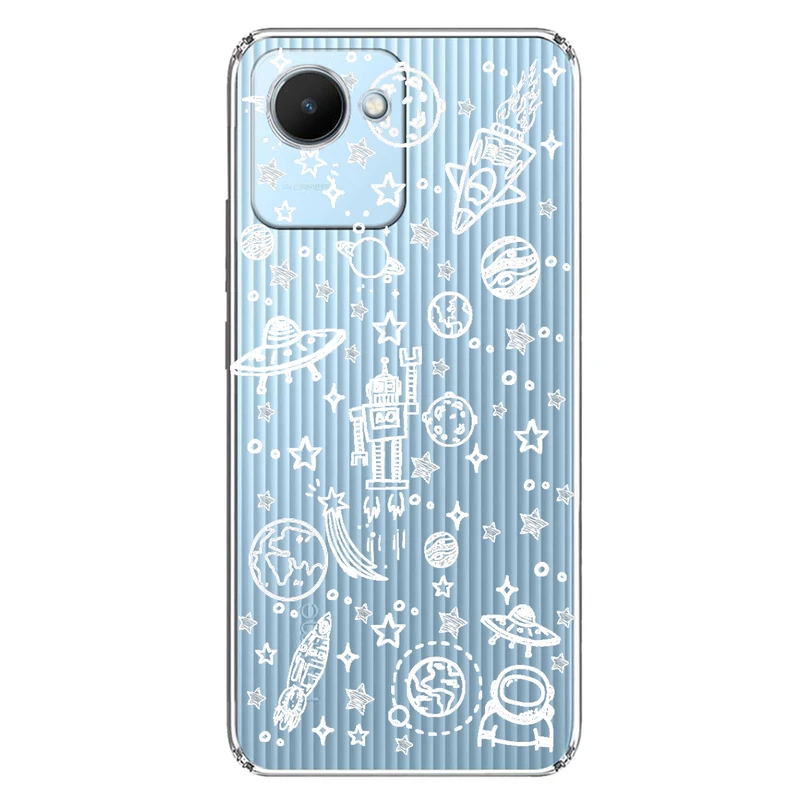 کاور مگافون کد C24-W مناسب برای گوشی موبایل ریلمی C30 / C30s