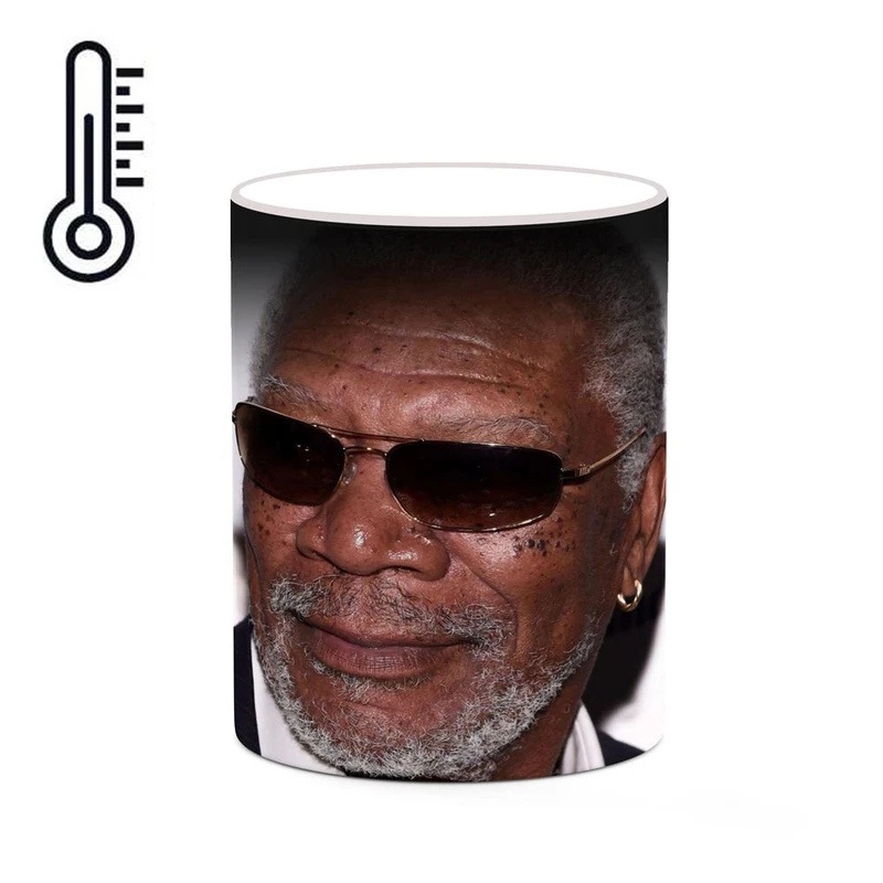 ماگ حرارتی کاکتی طرح مورگان فریمن Morgan Freeman مدل mgh26987