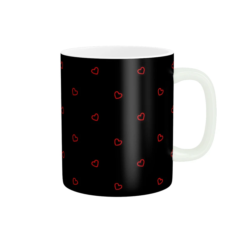 ماگ پاد آفرین طرح قلب کد 5721