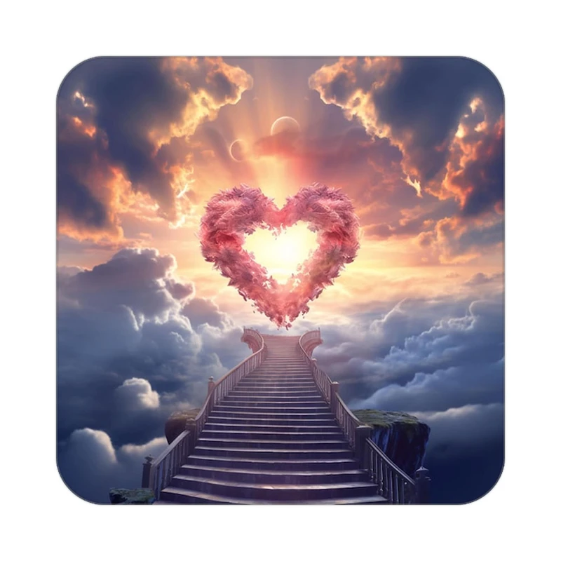 زیر لیوانی کاکتی مدل عاشقانه کد mp12360