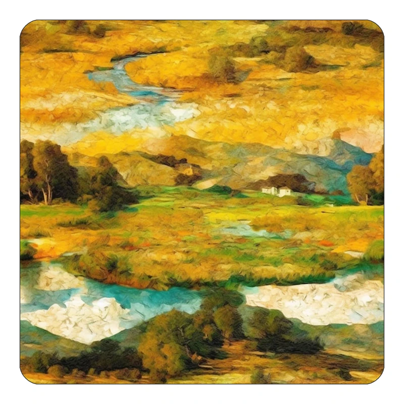 مگنت کاکتی طرح نقاشی رنگ روغن مدل mp73206