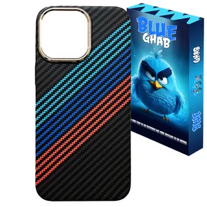 کاور بلو قاب مدل کربن BMWC کد O28 مناسب برای گوشی موبایل اپل iPhone 12 Pro Max