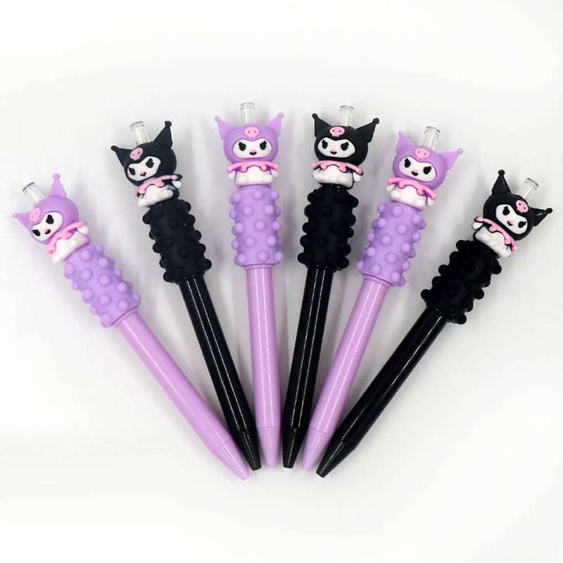 خودکار مدل ماساژور دار کلیکی طرح کرومی بسته 2 عددی