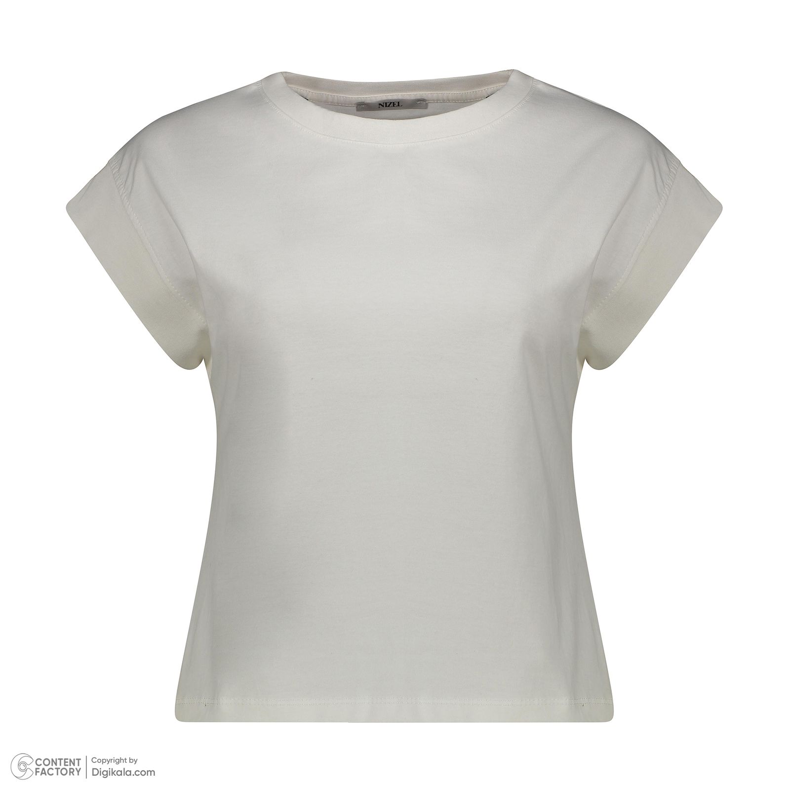 تی شرت آستین کوتاه زنانه نیزل مدل 0366-001 رنگ سفید -  - 2
