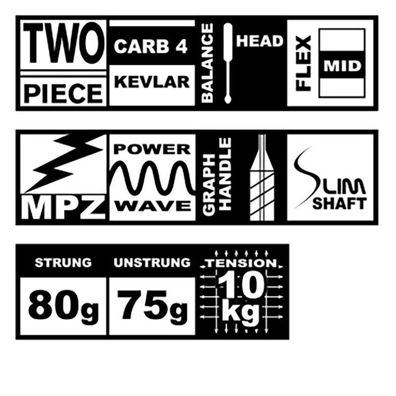 عکس شماره 7 : راکت بدمینتون تالبوت تورو مدل 1011