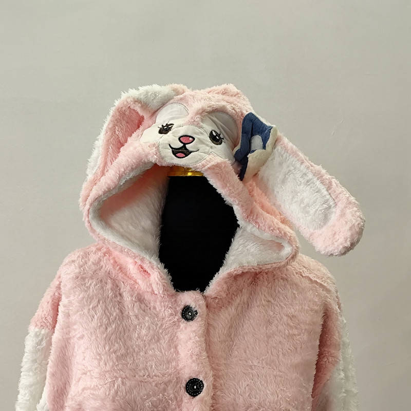 ست سویشرت و شلوار زنانه مدل تدی خرگوشی