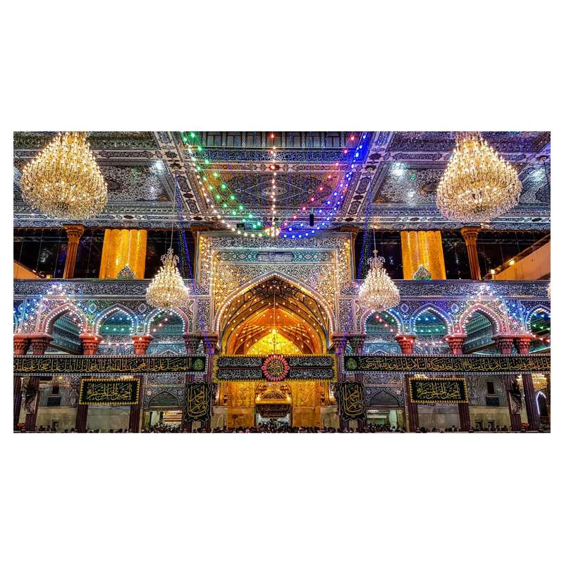 پرچم مدل سیدالشهدا کد we1312