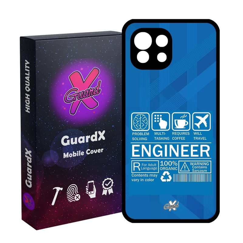 کاور گارد ایکس طرح مهندس مدل Glass10538 مناسب برای گوشی موبایل شیائومی  MI 11 Lite