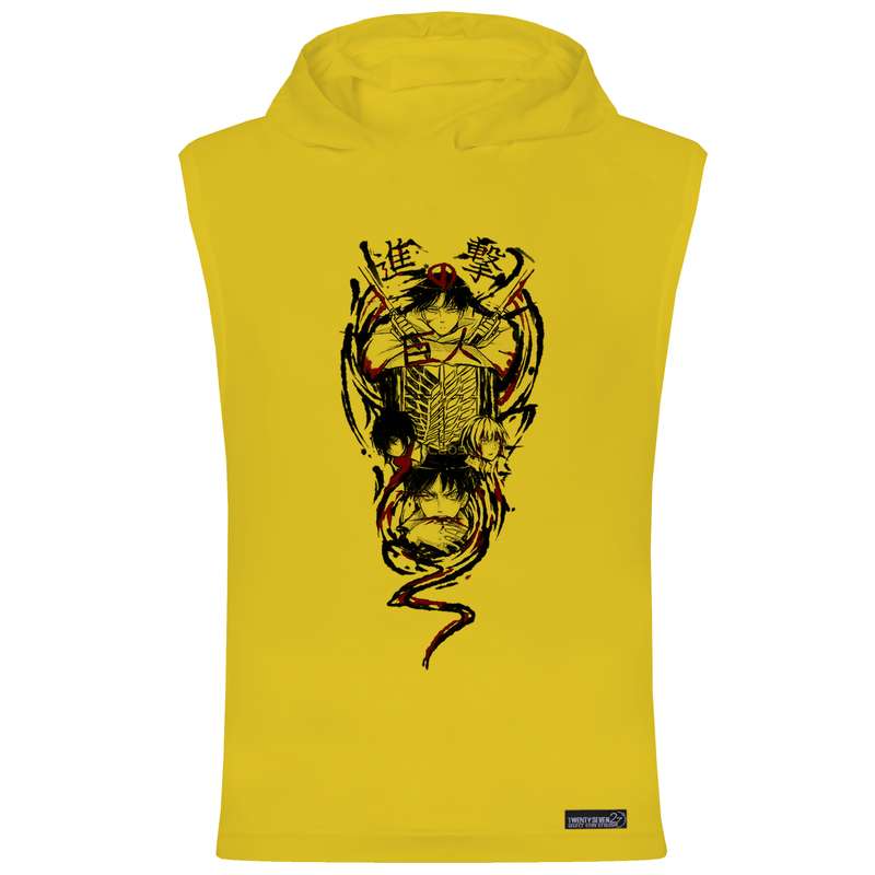 تاپ کلاه دار مردانه 27 مدل  اتک آن تایتان کد WN764