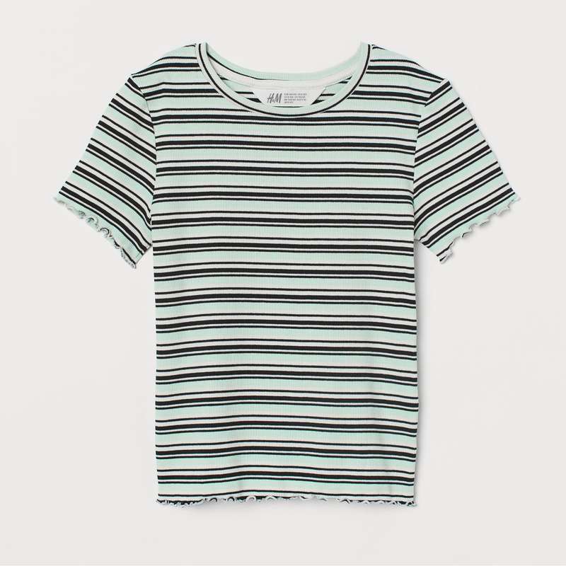 تی شرت دخترانه اچ اند ام مدل 0875836012