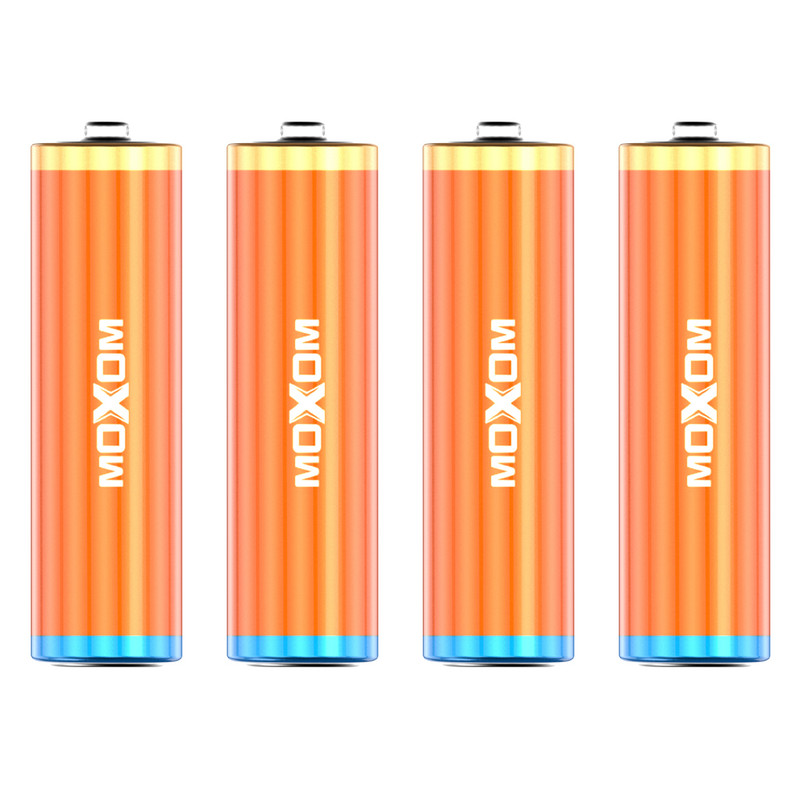 باتری قلمی موکسوم مدل آلکالاین POWERFUL MOX-LR6 AA 1.5V بسته 4 عددی