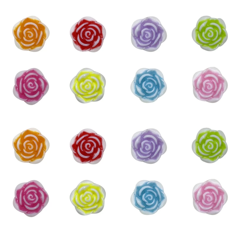 مهره دستبند مدل رز مجموعه 16 عددی