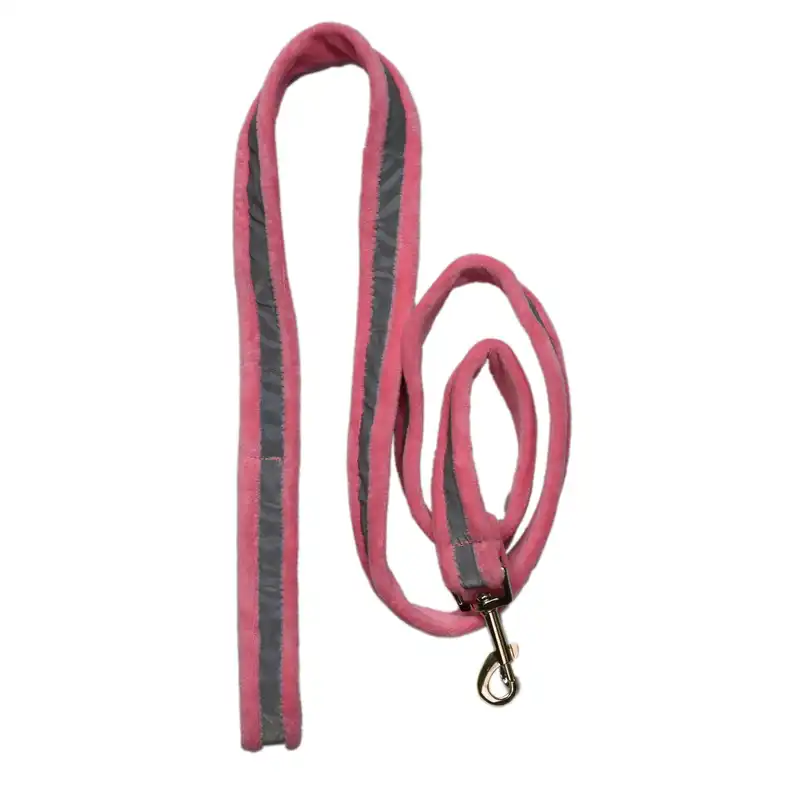 قلاده کتفی و گردنی و بند قلاده سگ طرح مخملی مدل شبرنگی کد m015