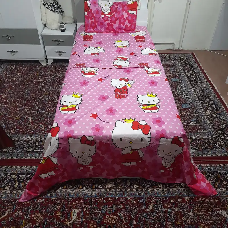 سرویس روتختی مدل کیتی niki10.20 یک نفره سه تکه