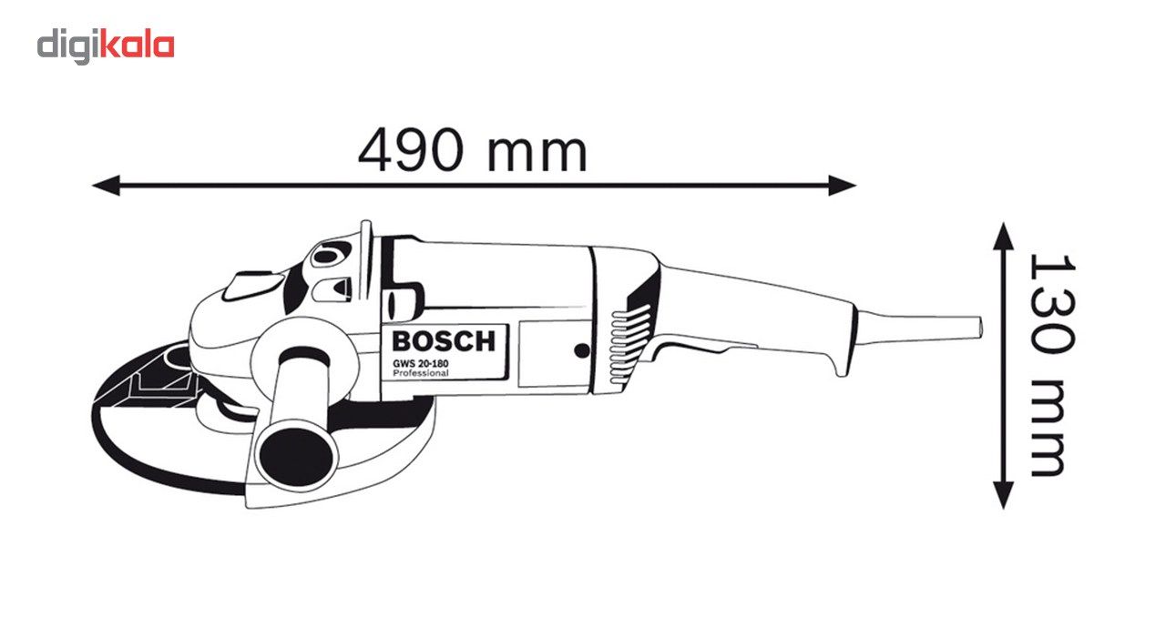 فرز آهنگری بوش مدل GWS 20-180 H