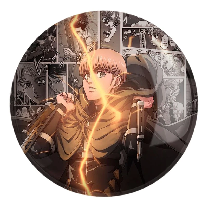 پیکسل خندالو طرح آرمین آرلرت انیمه اتک آن تایتان Attack on Titan کد 10998 مدل بزرگ