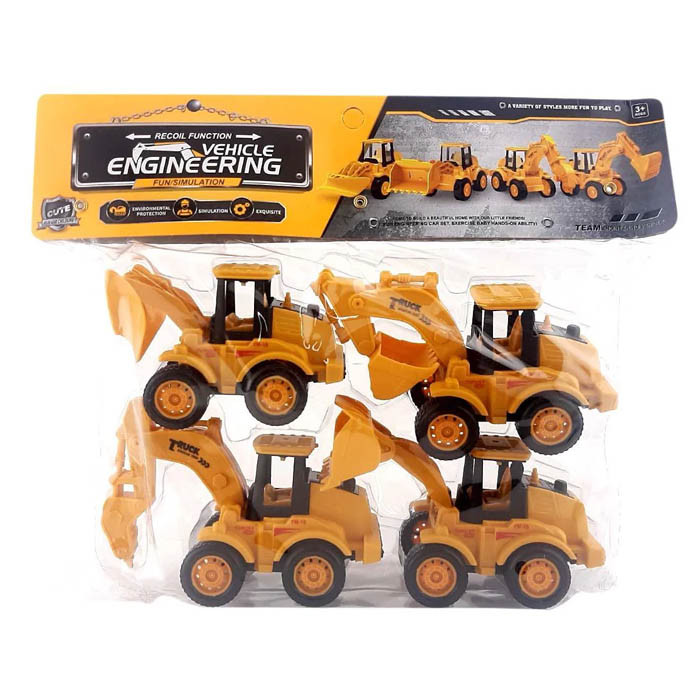 ماشین بازی طرح راهسازی مدل 0013 مجموعه 4 عددی