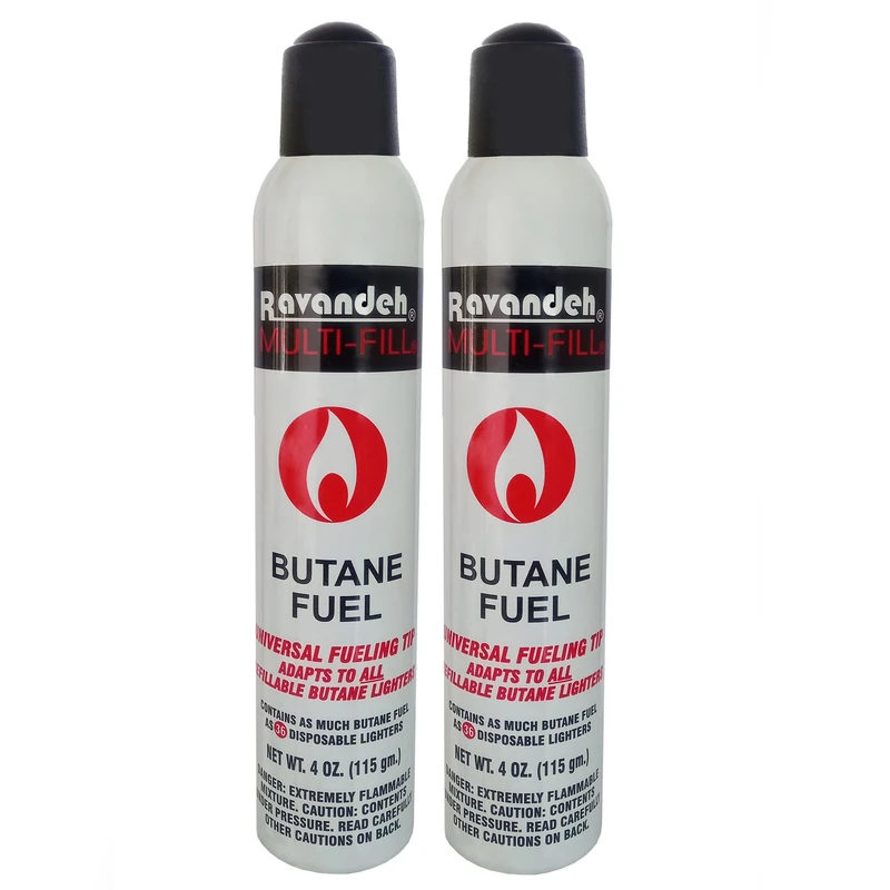 گاز فندک رونده مدل کاغذی حجم 115 میلی لیتر مجموعه 2 عددی