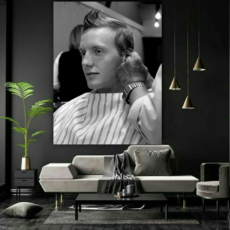 پوستر پارچه ای طرح آرایشگاه مردانه کد BK1451