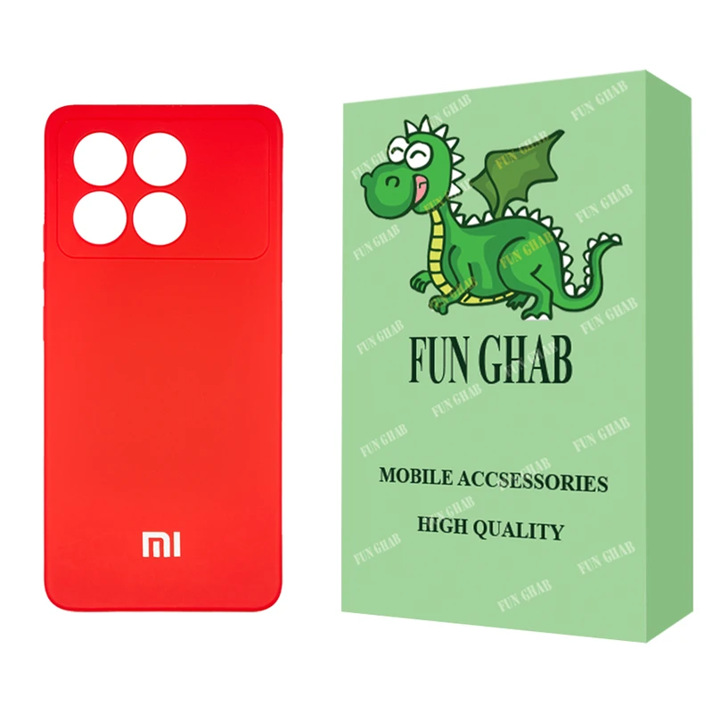 کاور فان قاب مدل سیلیکونی مناسب برای گوشی موبایل شیائومی Poco X6 Pro