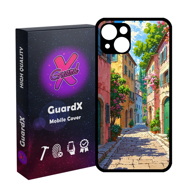 کاور گارد ایکس طرح کوچه مدل Glass10748 مناسب برای گوشی موبایل اپل iPhone 13
