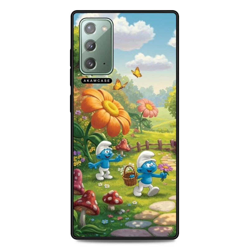 کاور آکام مدل AMC-WSGN20-SMURFS-9 مناسب برای گوشی موبایل سامسونگ Galaxy Note 20
