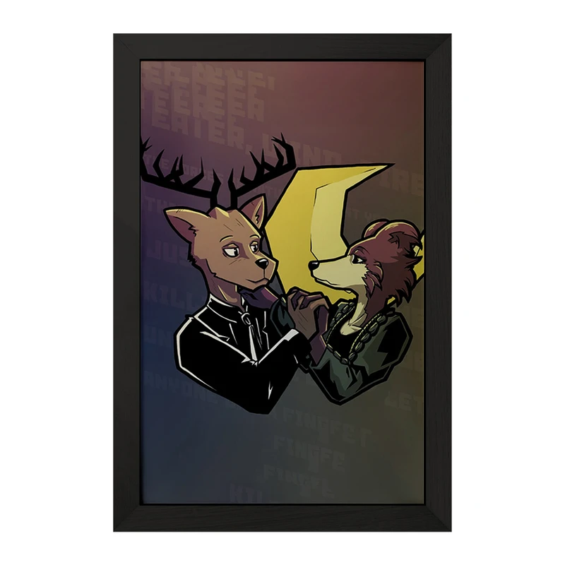 تابلو خندالو مدل لوییس و جونو انیمه بیستارز کد 33450