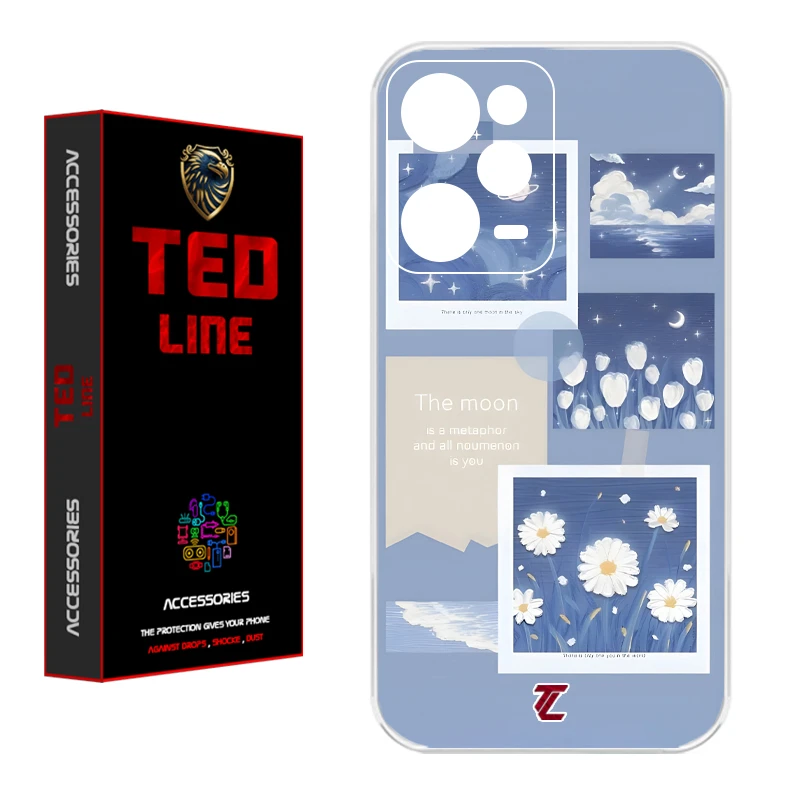 کاور تدلاین طرح بابونه کد 1203 مناسب برای گوشی موبایل شیائومی Redmi Note 12 Pro 5G / Poco X5 Pro