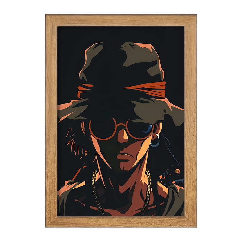 تابلو خندالو مدل انیمه وان پیس کد F10447