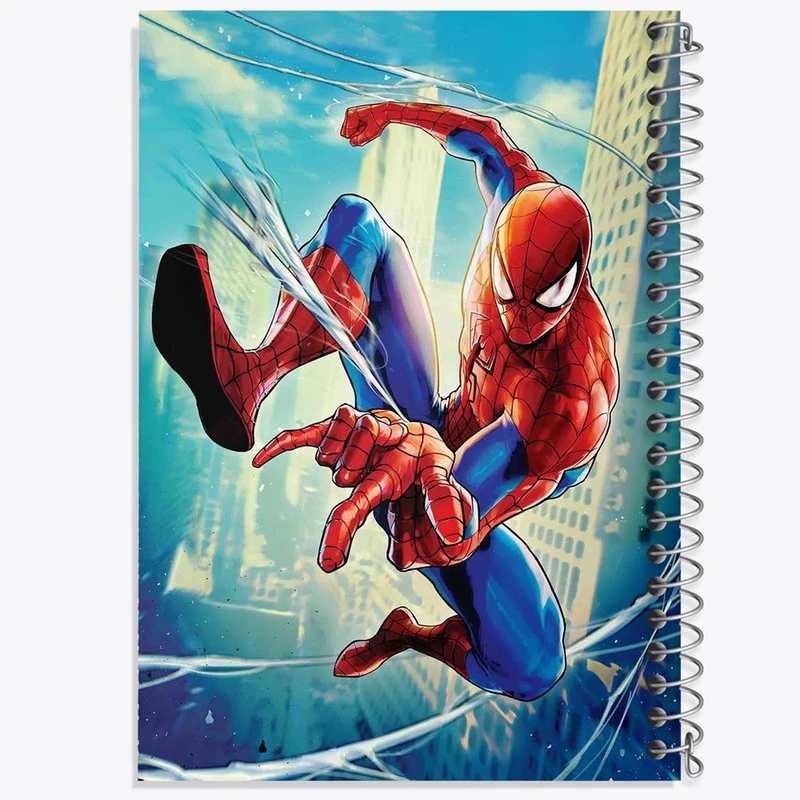 دفتر ژورنال نویسی 50 برگ خندالو مدل نقطه ای طرح مرد عنکبوتی Spider Man کد 2377