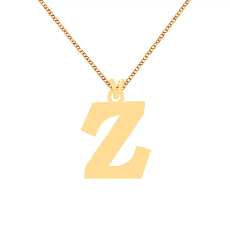 گردنبند طلا 18 عیار زنانه کرابو طرح حرف Z مدل Kr71701