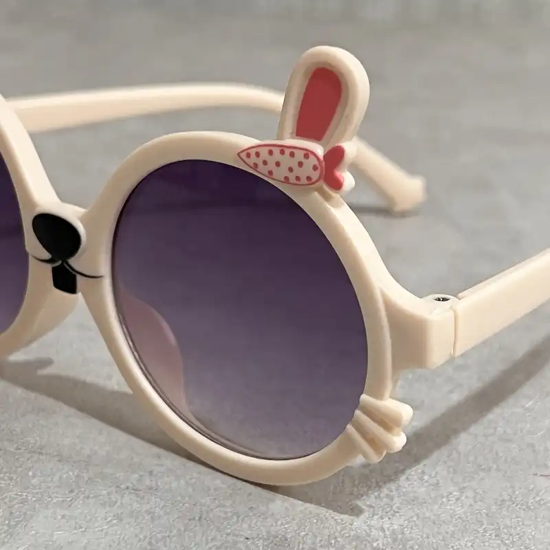 عینک آفتابی بچگانه مدل خرگوش B A N Y کد WH IT 1