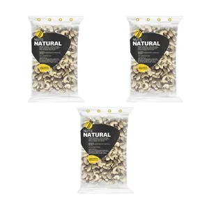 بادادم هندی پودر نمکی نچرال - 500 گرم بسته 3 عددی