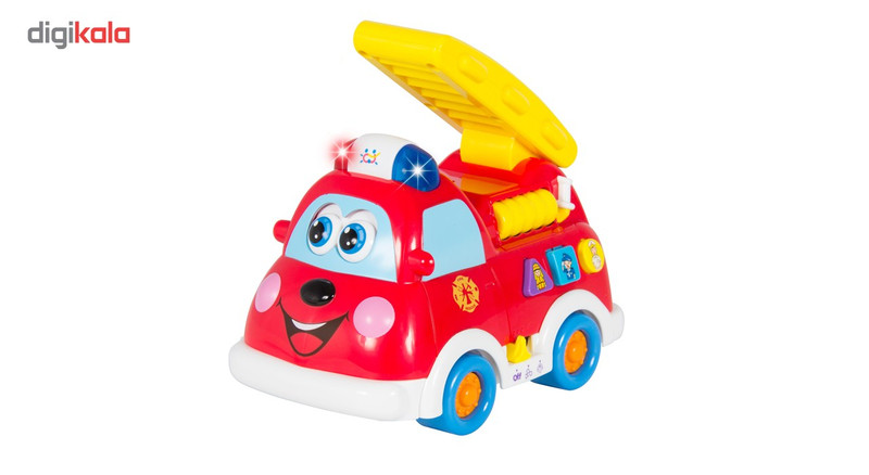 بازی آموزشی هولی تویز مدل Bilingual Intellectual Fire Truck