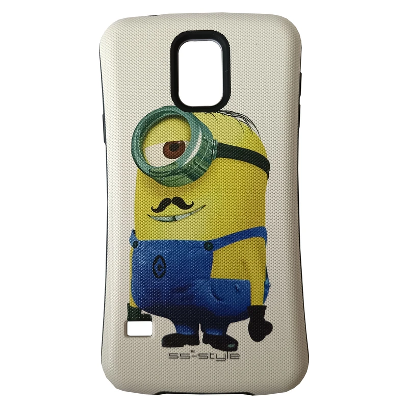 کاور مدل 360 درجه ضد ضربه کد 7-0 طرح مینیون ها مناسب برای گوشی موبایل سامسونگ Galaxy S5