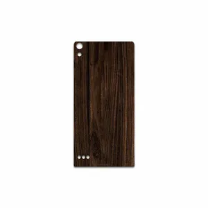 MAHOOT Dark Walnut Wood Cover Sticker for Huawei Ascend P6