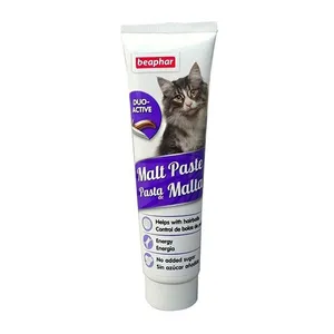 خمیر ضد هربال گربه بیفار مدل malt paste anti hairball وزن 100 گرم