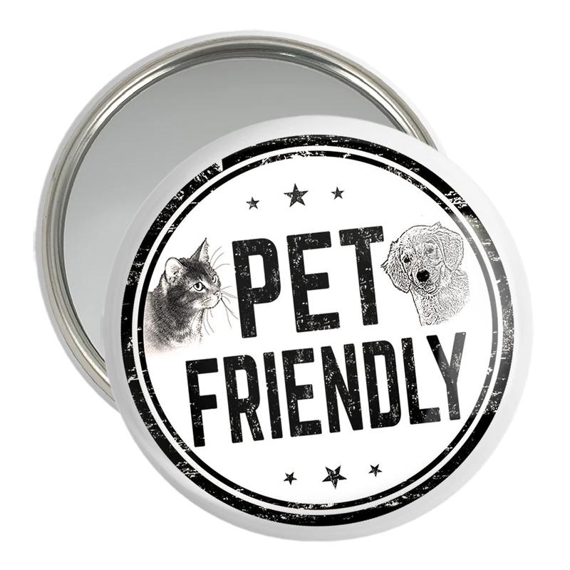 آینه جیبی خندالو مدل حمایت از حیوانات کد 27357