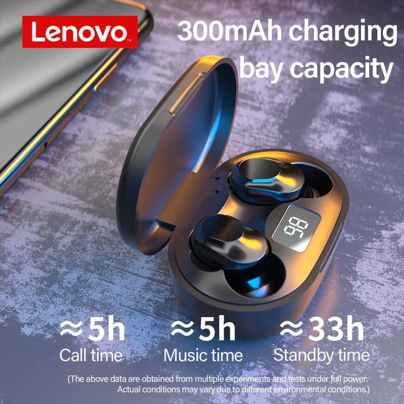 هدست لنوو مدل BEH XT91 TWS True Earphone Wireless  Noise Reduction 2