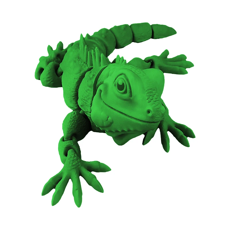 فیگور مدل مارمولک طرح ایگوانای طول 16 سانتی متر